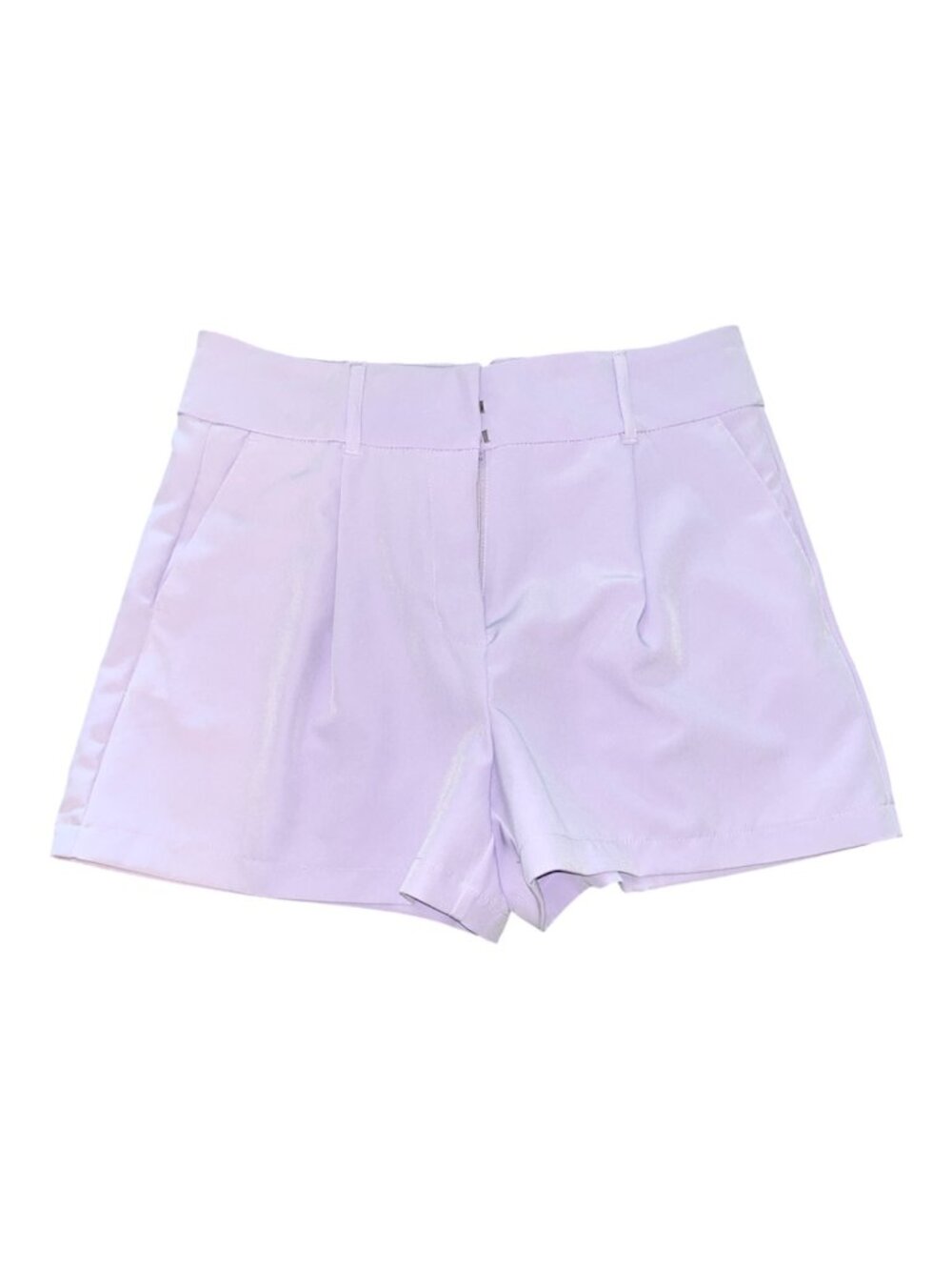 NWOT Woman's Express Shortie Super High Rise Pleated Dress Shorts Size 10